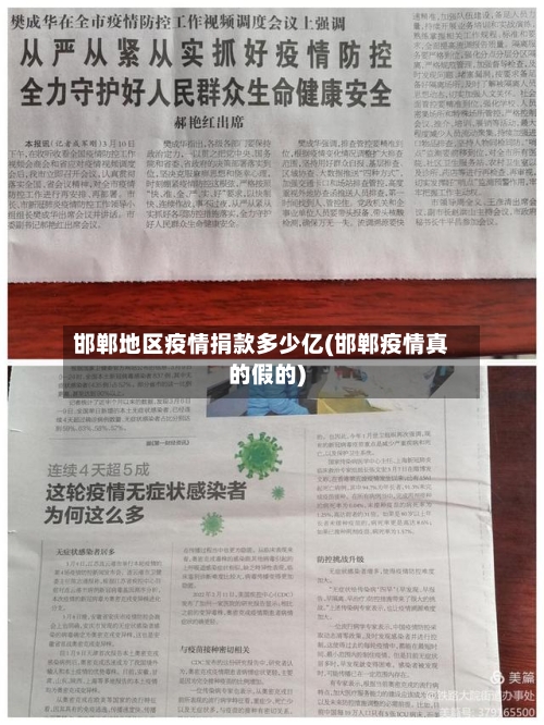 邯郸地区疫情捐款多少亿(邯郸疫情真的假的)