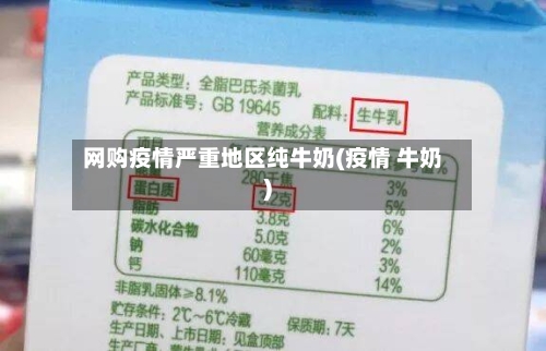 网购疫情严重地区纯牛奶(疫情 牛奶)-第2张图片