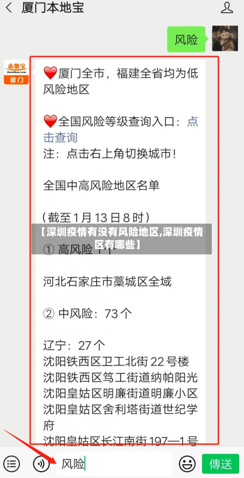 【深圳疫情有没有风险地区,深圳疫情区有哪些】