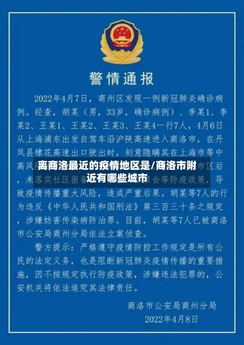 离商洛最近的疫情地区是/商洛市附近有哪些城市-第2张图片