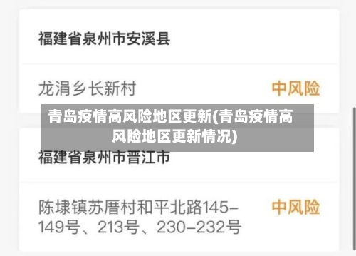 青岛疫情高风险地区更新(青岛疫情高风险地区更新情况)-第3张图片