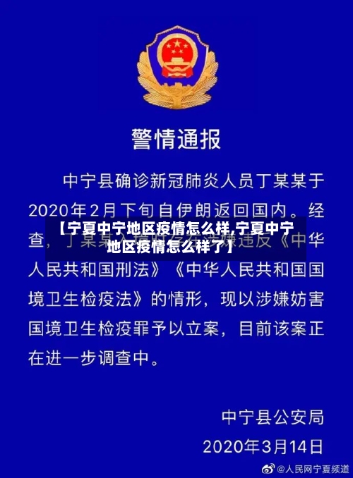 【宁夏中宁地区疫情怎么样,宁夏中宁地区疫情怎么样了】-第3张图片