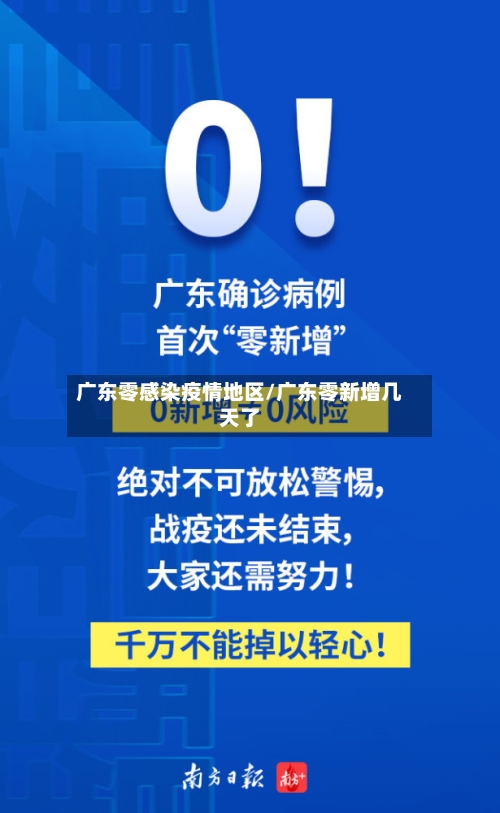 广东零感染疫情地区/广东零新增几天了