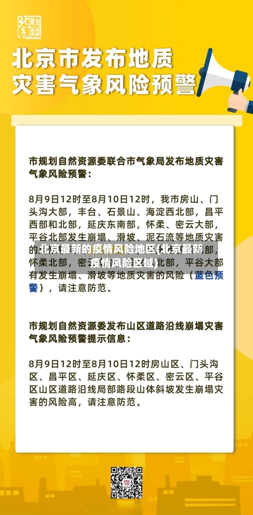 北京最新的疫情风险地区(北京最新疫情风险区域)