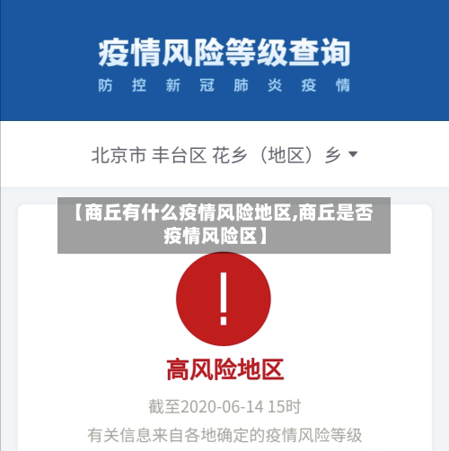 【商丘有什么疫情风险地区,商丘是否疫情风险区】-第3张图片