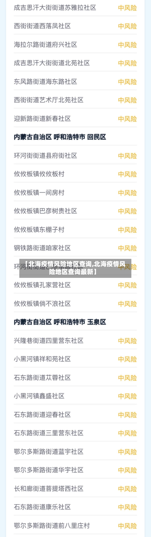 【北海疫情风险地区查询,北海疫情风险地区查询最新】-第2张图片
